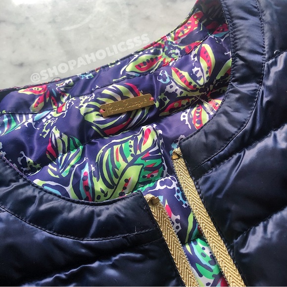 LILLY PULITZER Lilah Printed Reversible Jacket NWT - Picture 9 of 15